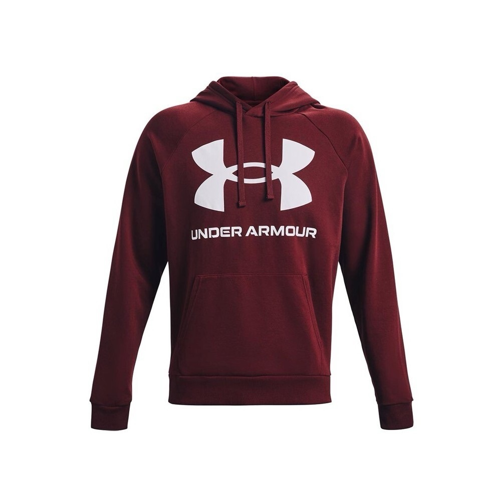 Under Armour Maroon Hoodie with White Logo